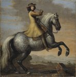 Karl XI till häst (1672).