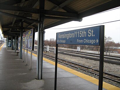 How to get to Kensington / 115th Street with public transit - About the place