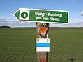 Direction sign loop round monastery / Rundweg