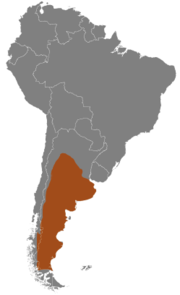 Distribución geográfica de Leopardus pajeros.