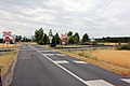 Deutsch: Bahnübergang der ehemaligen Burgenlandbahn in Lackendorf, heute nur mehr Draisinenbahn