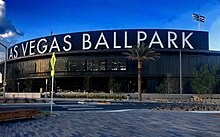 Las Vegas Ballpark, home of the Las Vegas Aviators Las Vegas Ballpark front.jpg