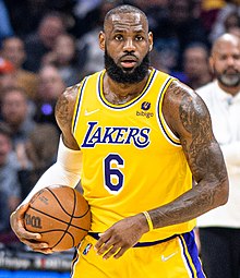 LeBron James holds the record for the most All-Star selections of all-time with 20. LeBron James (51959977144) (cropped2).jpg