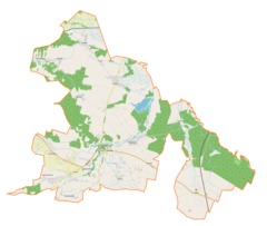 Mapa lokalizacyjna gminy Lelów