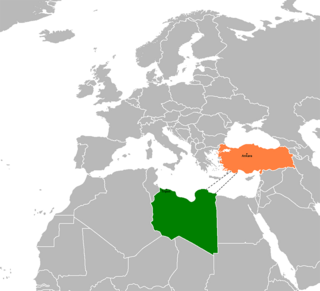<span class="mw-page-title-main">Libya (GNA)–Turkey maritime deal</span> Maritime boundary treaty between Libyas GNA and Turkey