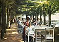 Max Liebermann: Terrasse des Restaurants Jacob in Nienstedten an der Elbe, 1902