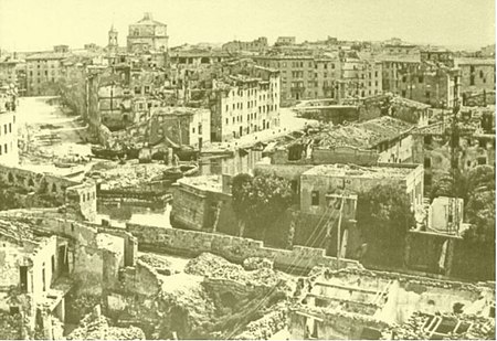 Damage caused by the air raids in the Venezia Nuova district Livorno Venezia Nuova bombardata.jpg