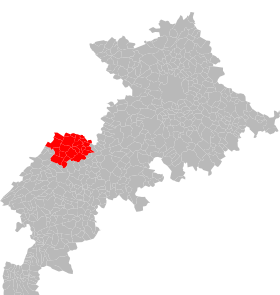 Localização da comunidade de municípios de Portes du Comminges