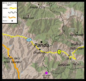 Location of Pandu village in Kashmir (Pakistan) on a map.png