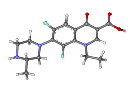 Lomefloxacine ball-and-stick.png