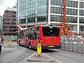 The rear of London General MEC48 (BT09 GPE), a Mercedes-Benz Citaro at Waterloo Station, London on route 507.