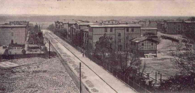 View of the barracks ca 1920s