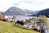 Looking across Loweswater to the well known outline of Mellbreak - geograph.org.uk - 1213119.jpg