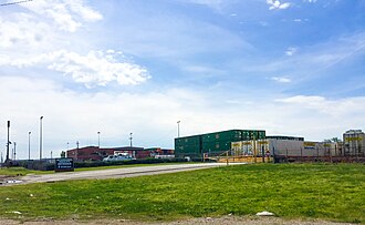 A view of the Luther Yard facility from Hall Street Luther Yard.jpg