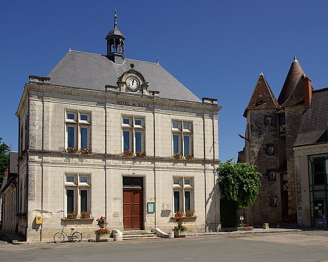 Ang Town Hall sa Mézières-En-Brenne