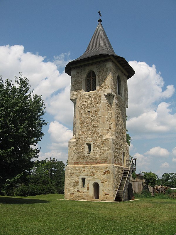 The bell tower of Monastery Popăuți, built in the 15th century by Stephen the Great