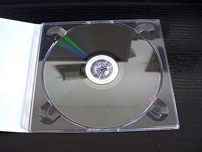 M-DISC medium in an open case