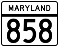 Thumbnail for Maryland Route 858