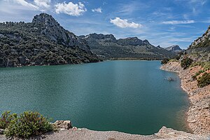 Blick auf den Gorg Blau vom Nordwestufer