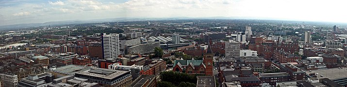 View from the top of City Tower, Piccadilly