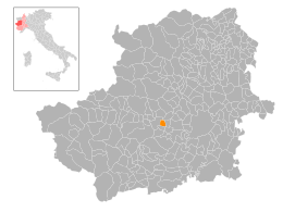 Buttigliera Alta - Mapa