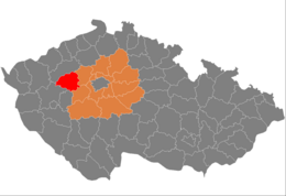 Districtul Rakovník - Localizare