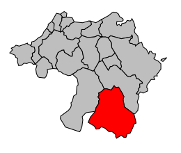 Canton de Saint-Jean-Pied-de-Port - Carte