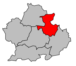 Canton de Moret-sur-Loing - Carte