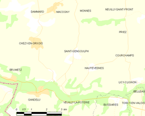 Poziția localității Saint-Gengoulph