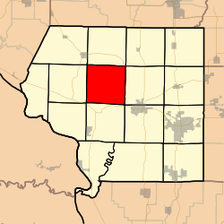 Map highlighting Levan Township, Jackson County, Illinois.svg