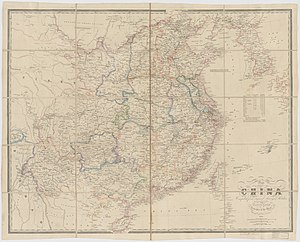 300px map of china 1840 24374666