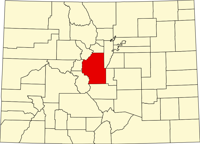 File:Map of Colorado highlighting Park County.svg