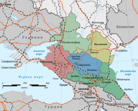 Map of North Caucasus (ru, Crimea disputed).png