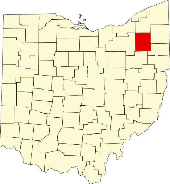 File:Map of Ohio highlighting Portage County.svg