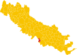 Map of comune of Gerre de' Caprioli (province of Cremona, region Lombardy, Italy).svg