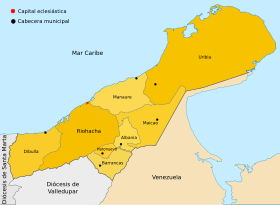 Illustrasjonsbilde av artikkelen Bispedømmet Riohacha