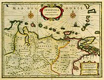 Eine Karte der Provinz Venezuela aus dem Jahr 1635