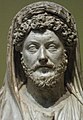 Busto de Marco Aurelio, copia do Museo Pushkin.