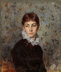 Portrait of the Artist´s sister Miss Hilda Wiik