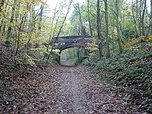 Bridge at Mileplain plantation Marriotts Way2.JPG