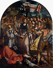 Martyrium der hl. Ursula und ihrer Gefährtinnen, ca. 1610–20, Museo Diocesano, Lecce