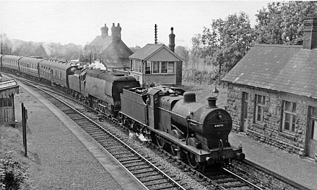 Masbury railway station geograph 2180927 by Ben Brooksbank