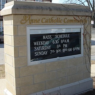 <span class="mw-page-title-main">St. Anne Catholic Community (Barrington, Illinois)</span> Church in USA