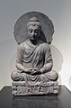 Meditating Buddha from Gandhara, in the Victoria and Albert Museum in South Kensington.