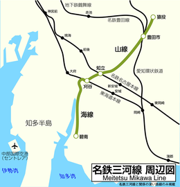 Meitetsu Makawa Line Map.png