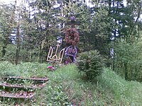 Memorial at the site of the Salina massacre