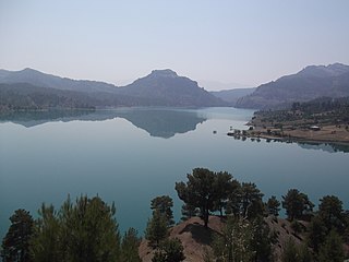 Menzelet Dam Dam in Turkey