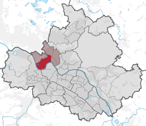 Lage des statistischen Stadtteils Mickten in Dresden