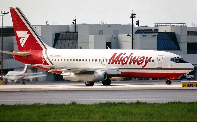 Midway Airlines Boeing 737-200