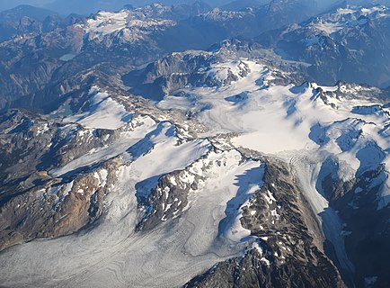 Misty Icefield and Stave Glacier.